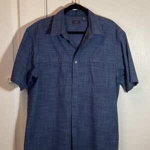 Arrow Men's Navy Textured Button Down Shirt